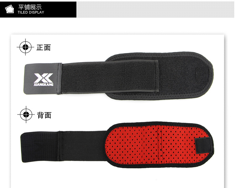 Bracers nam và nữ thể thao bong gân mùa hè tập thể dục bảo vệ dây đeo điều chỉnh áp lực cầu lông bóng rổ thiết kế cổ tay - Dụng cụ thể thao băng quấn đầu gối chạy bộ