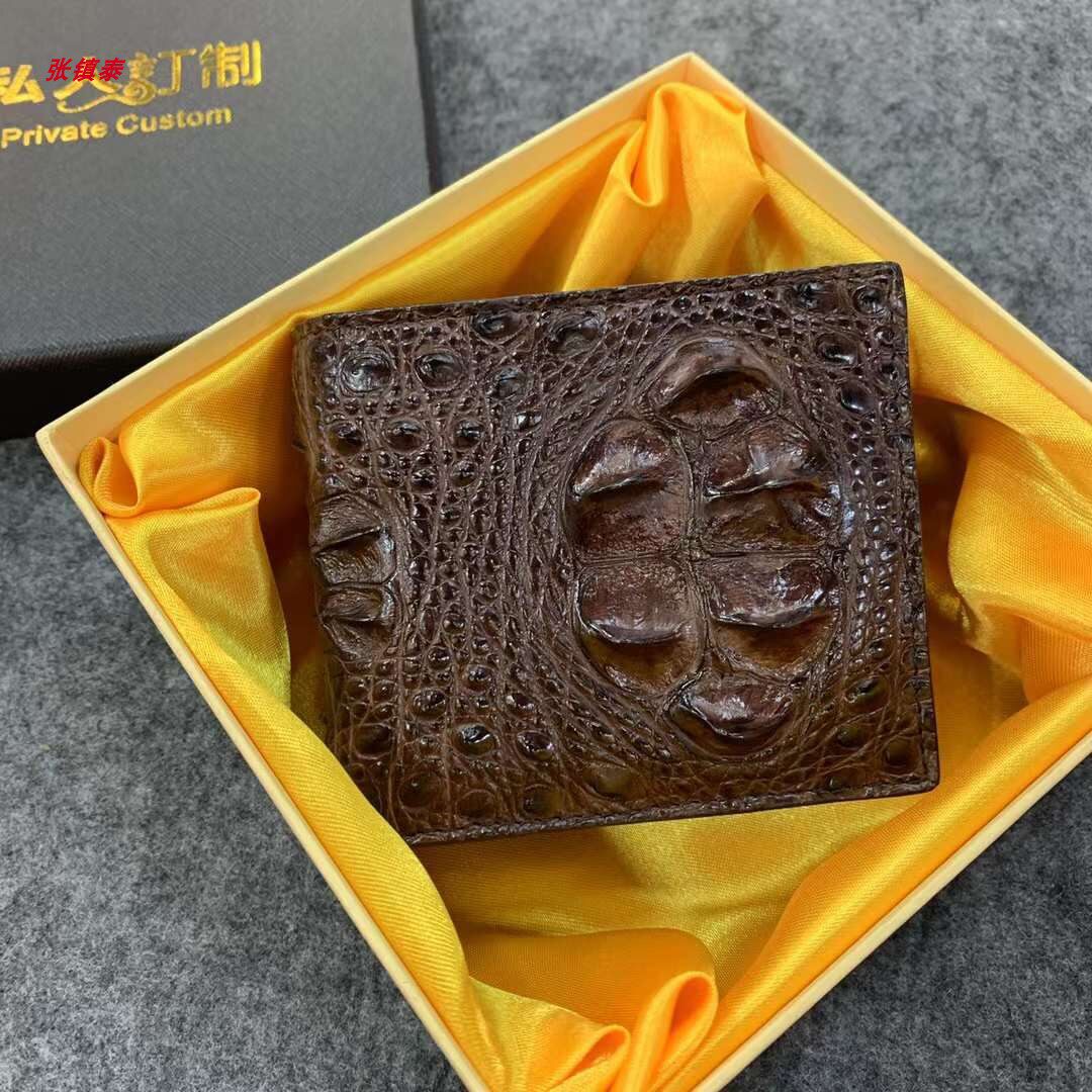 Thai imported real avocado leather belly leather men genuine leather short money clip cross section multi-position large capacity new wallet-Taobao