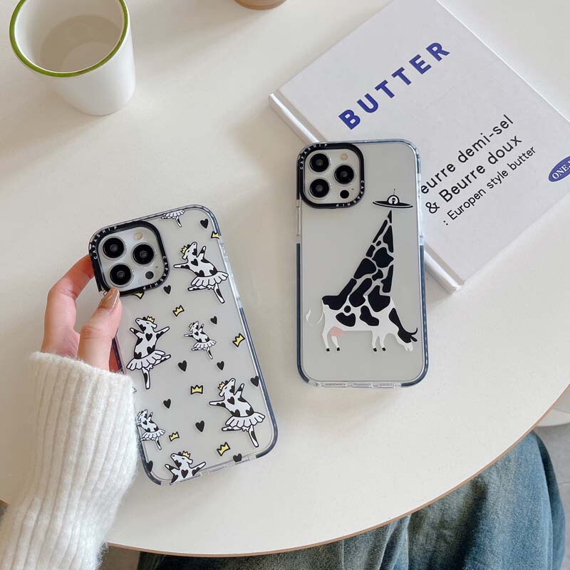 Capaship Fun Cow Apple 15 Phone Case Tpu Silicone Soft Case Suitable for 1417Promax Transparent Anti-Drop Protective Cover Iphone1312 Cute Funny Cartoon New Internet Celebrity Capaship Fun Cow Apple 15 Phone Case Tpu Silicone Soft Case Suitable for 1417Promax Transparent Anti-Drop Protective Cover Iphone1312 Cute Funny Cartoon New Internet Celebrity