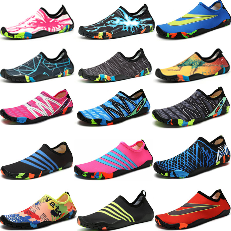 Men's and women's outdoor swimming wading wading river shoes snorkeling water ski shoes couple beach shoes non-slip quick-drying treadmill soft shoes