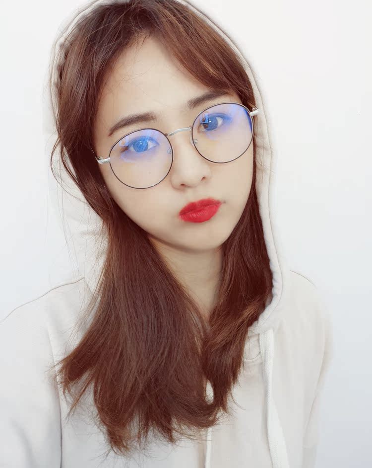 Net red star chống bức xạ chống sáng máy tính kính cận thị khung nữ bảo vệ mắt phẳng gương siêu nhẹ kính nam kính chanel