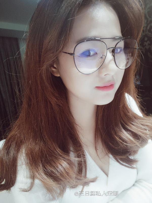 13C thời trang retro khung kim loại hoang dã kính tròn gọng kính cận thị chùm tia đỏ với gương phẳng gucci sơn tùng