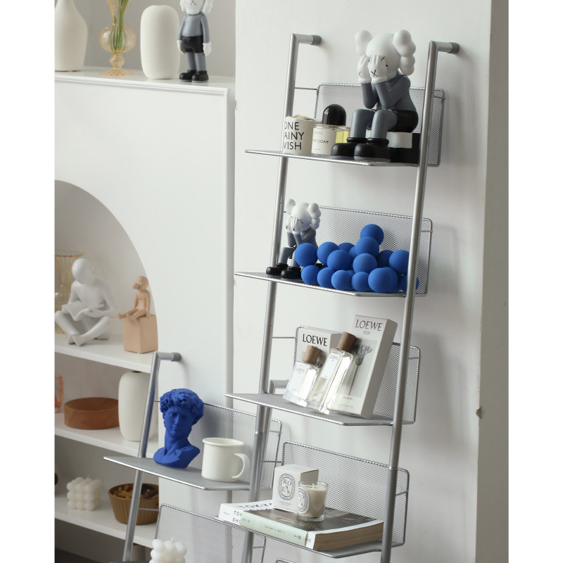 ins Nordic minimalist vertical magazine shelf book newspaper shelf Korean style home decoration chic wind pendulum photo-photographic props