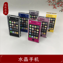 Crystal mobile phone bone ash case with burial goods burial sacrificial offerings to ancestors funeral cemetery cemetery with burial spirituary