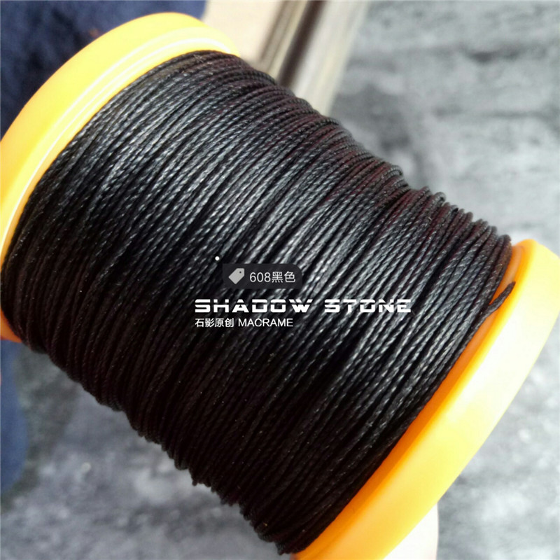 Sản phẩm mới 065mm Dòng sáp tròn Nam Mỹ Hướng dẫn sử dụng 30 mét DIY vòng tay dây đỏ vòng cổ chất liệu dệt hơn 88 nhân dân tệ - Vòng đeo tay Clasp đá mắt hổ