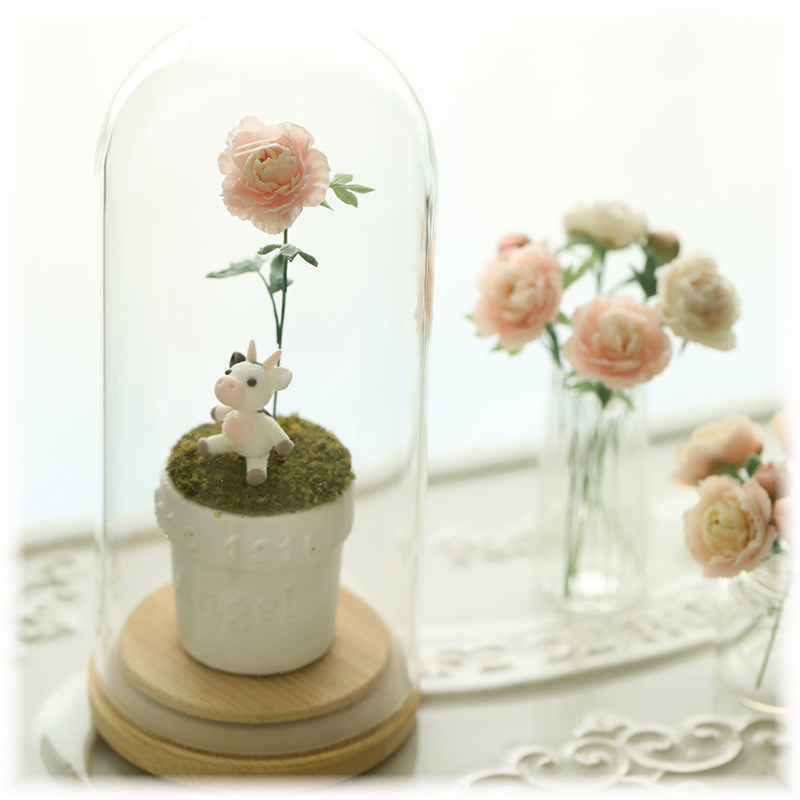 Custom Bull Year Baby Baby Fetal Hair Preservation Bottle Navel With Milk Tooth Collection Gift Micro-Peony Peony drug ring Baby