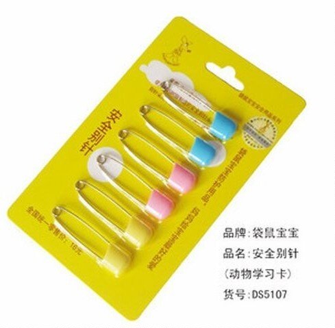 Kangaroo baby baby big number safety pins 6 Clothing Infant Supplies Accessories DS5107