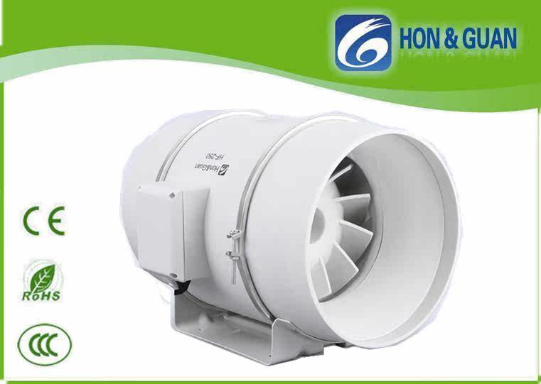 Special Hongguan strong exhaust fan 250P10 inch kitchen fume exhaust fan mute ventilation fan pipe suction and exhaust can be