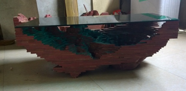 bàn cà phê hiện đại nhỏ gọn sáng tạo cá tính hình bàn cà phê trà phong cách thiết kế nội thất đồ gỗ phòng khách bàn nhỏ - Bàn trà bàn trà nhật