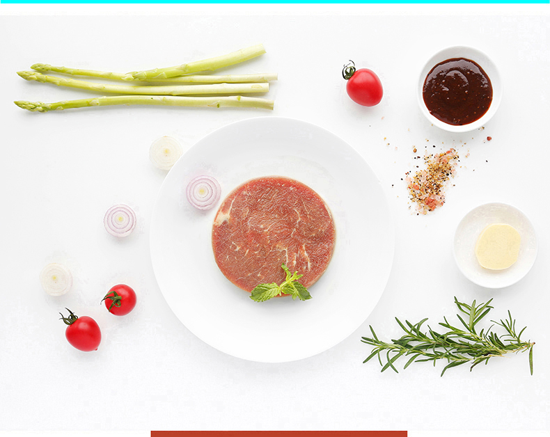 进口牛肉 大希地 黑椒牛排套餐  80g*10片 图2