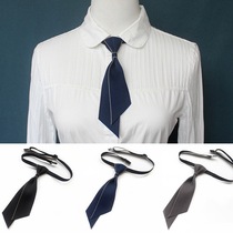 Ladies tie bow tie bow shirt with decoration hotel Bank 4s shop waiter black hidden Blue Gray