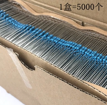 1 4W 910K metal film resistance 1% 0 25W 25W woven with 1 box = 5000