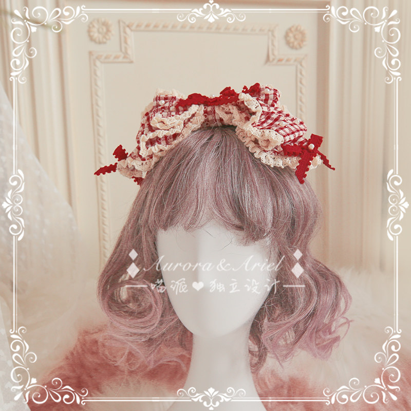 AA lolita fashion original cuckoo Senyu series/bow KC/handmade headband
