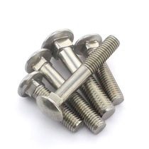 GB14 GB14 DIN603 stainless steel 304 carriage bolt shelving screw big head M6M8 * 12x25x45x70x100