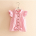 Áo sơ mi nữ mùa hè 2019 trẻ em Áo sơ mi ngắn tay Hàn Quốc bé gái áo mới cotton nữ áo sơ mi búp bê nước ngoài - Áo sơ mi thời trang bé gái Áo sơ mi