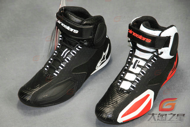 (Large Naughty Stars) Alpinestars Fastlane New Breathable Waterproof Light Racing Short Boots