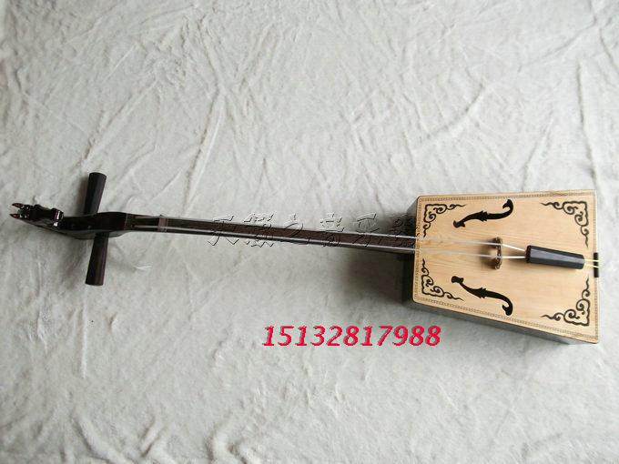 Factory direct single horse head horse head Qin Ebony shaft horse head piano gift box bow code Rosin