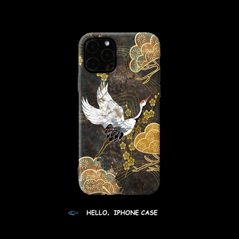 Suitable for Apple 12 mobile phone case iphone xs max protective case 11pro soft case XR anti-fall 13plus koi