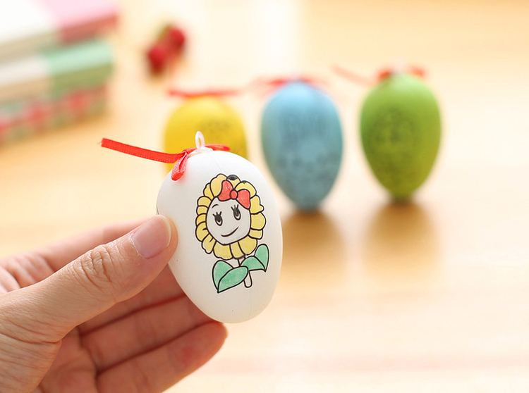 Sáng tạo DIY trứng trẻ em hoạt hình câu đố vẽ tay vỏ trứng đồ chơi trẻ em handmade quà tặng học sinh đồ chơi cho bé 1 tuổi