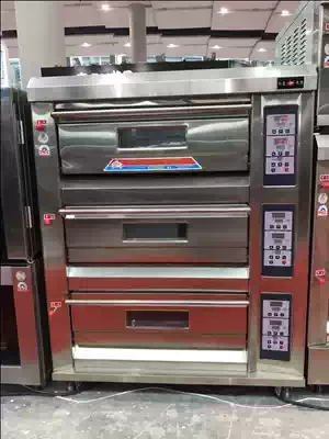 Hongling XYF-3HP-N three-layer six-plate computer version of the commercial electric oven Electric oven Cake pizza egg tart oven