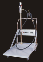 Deok factory direct trolley type pneumatic dilute oil filling system DOK-2991 with electronic flow digital gun