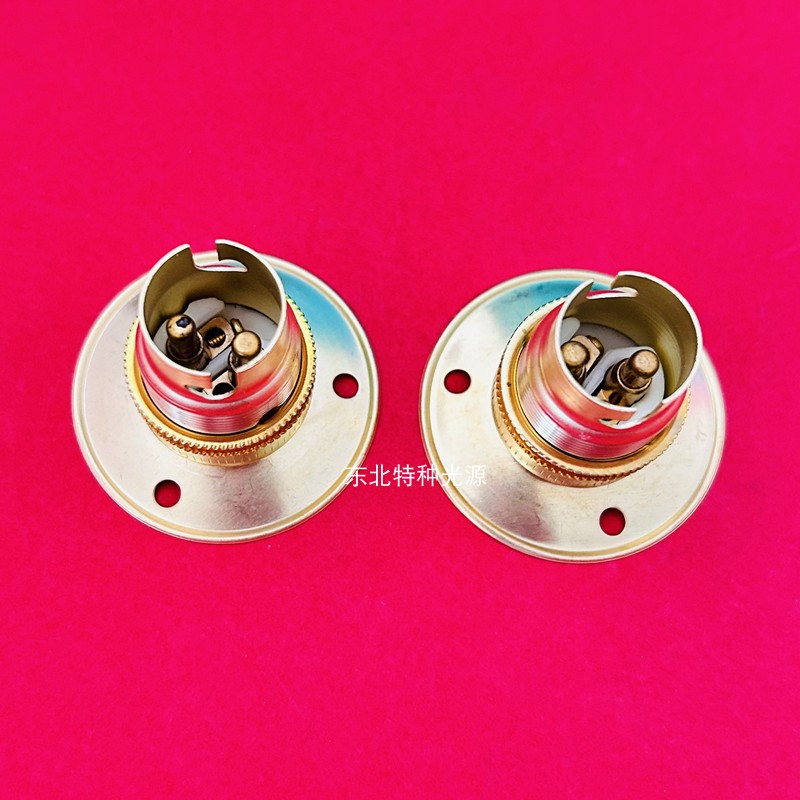 BA15D 双触点灯座  显微镜灯泡灯座 15mm