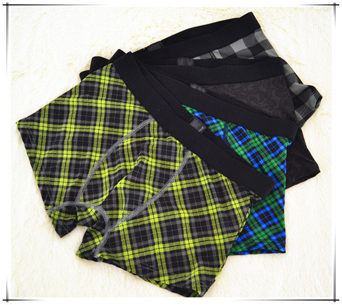 Foreign trade original single Japanese single men's mid-waist seamless U-convex boxer briefs swimming trunks ice silk fabric seamless boxer pants