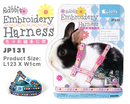 () Jolly Zolie rabbit embroidery traction with rabbit rope supplies 100g JP131