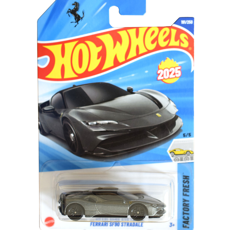 25P Batch Hot Wheels Hot Little Sports Car Traffic Series Small Car Ferrari Alloy Toy Car for Boys C4982