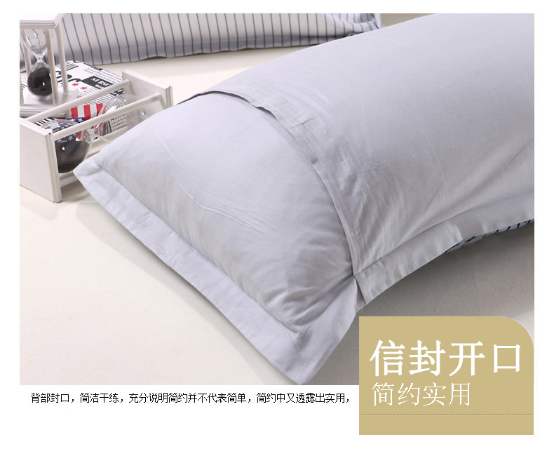 Vỏ gối cotton Agraiya cặp lớn dành cho người lớn bằng vải bông hoạt hình 48x74cm gối chống bẹp đầu babymoov