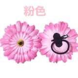 Пляжная заколка для волос, стиль бохо, в цветочек