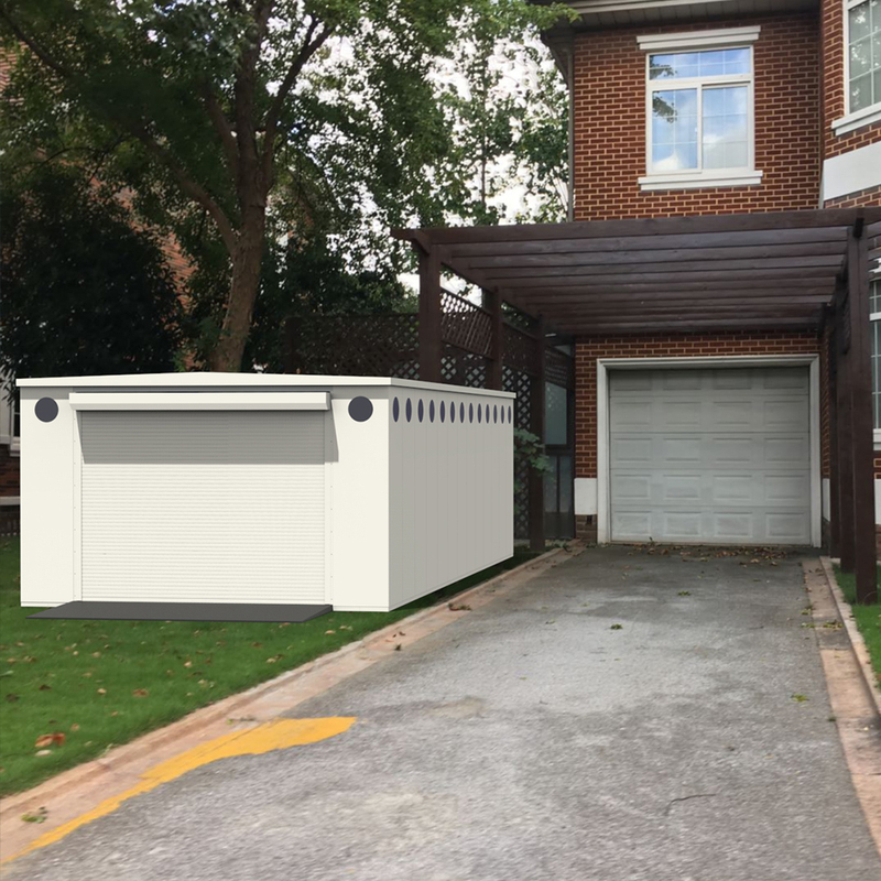 Metal Rolling Shutter Door Garage Outdoor Tool Shed Outdoor Storage Room Villa Courtyard Garden Room Utility Room Hail Protection
