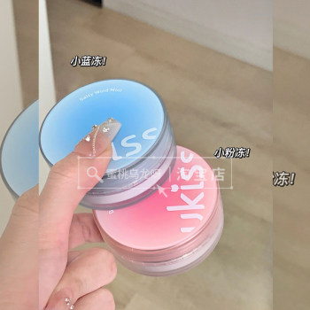 ukiss small jelly loose makeup make up powder ຄວບຄຸມຄວາມມັນ ທົນທານ ກັນນ້ຳ ແລະ ກັນເຫື່ອ ຜິວແຫ້ງ ຜິວມັນ ສີບົວສົດໃສ ສີຟ້າ