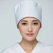 Thickened male and female doctor cap nurse round hat laboratory physician work hat practice food hygiene textile dust cap