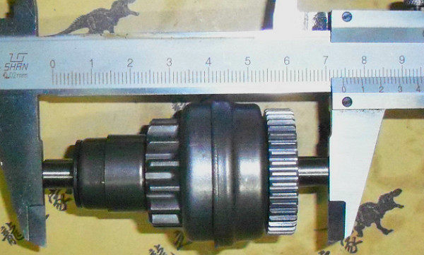 WH100T-H-F-G Little Princess Youyue Joy SCR100 Motorcycle Start Motor Gear Motor Head