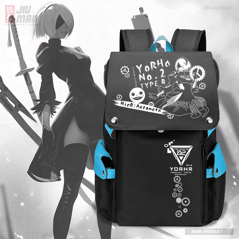 NieR:Automata Backpack High Capacity School Bag Cosplay Travel