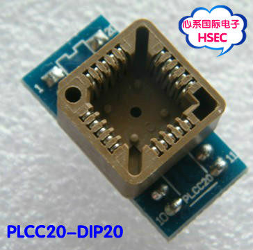 PLCC20 DIP20 DIP20 PLCC20 simple seat IC test seat Burn Seat Conversion Seat