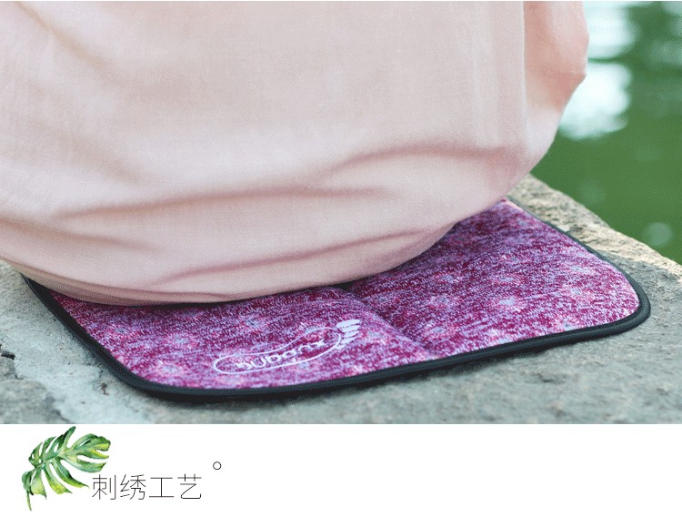 Lực lượng rừng ngoài trời đệm nhỏ siêu nhẹ đơn gấp mini đệm di động độ ẩm pad công viên - Thảm chống ẩm / Mat / Gối xốp lót sàn