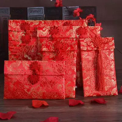 Marriage changed to ten thousand yuan red bag big gift big red bag creative high-end wedding gift gold bag profit is a red envelope