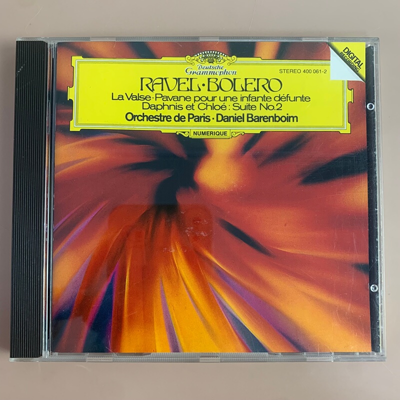 Ravel, Bolero, Grand Waltz, Performed by Barenboim, German Edition, Silver Disc