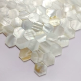 Натуральная шестиугольная мозаичная наклейка на стенах наклейка