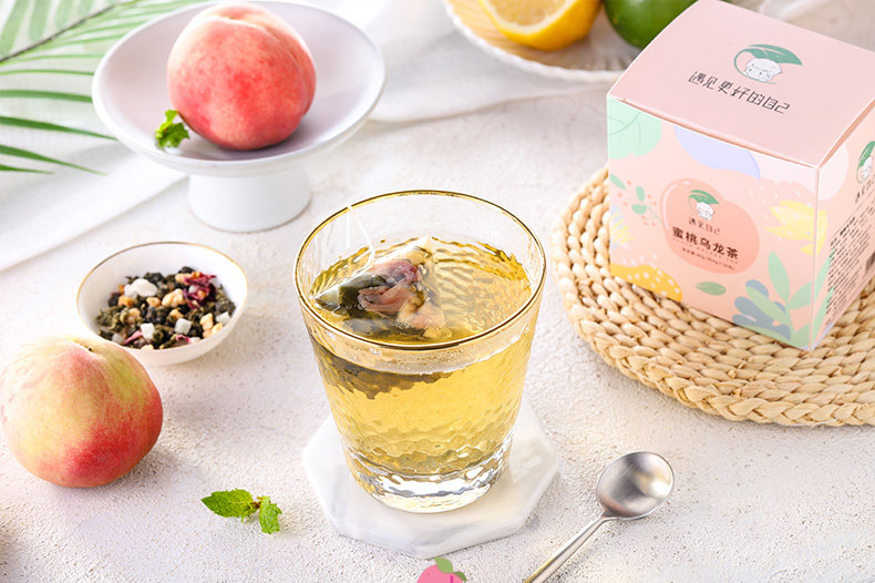 遇见自己 蜜桃乌龙茶包 水果茶 4g*20包/盒 图5