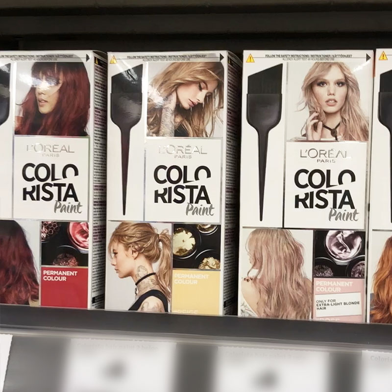 British Imports L Oreal Loreal Blue Purple Rose Gold And Other
