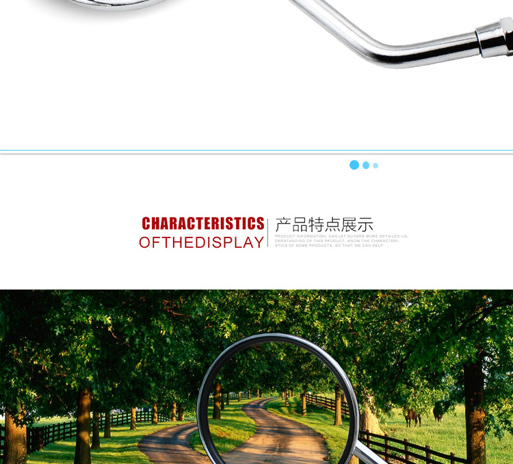 Rùa nhỏ vua điện xe gương phổ biến sửa đổi xe máy gương chiếu hậu HD pin xe tay ga gương - Xe máy lại gương gương lồi xe máy