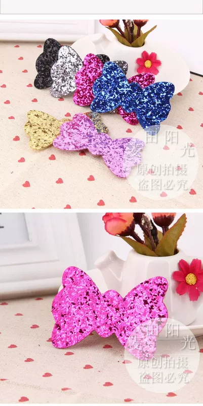 Hair Sticker Hair Sticker Magic Sticker Headgear Magic Sticker Hair Paste Long Liu Hai Sticker Baby Liu Hai Sticker với Khoan - Phụ kiện tóc kẹp càng cua