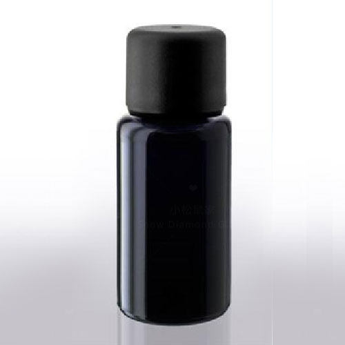 European imported black purple glass bottle essential oil bottle 15ml cosmetic ultra-thick light-proof smooth cover