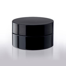 Imported Optical Glass Purple Black Paste Cream Bottle Face Cream 100ml Gram Cosmetic Travel Split wide cover