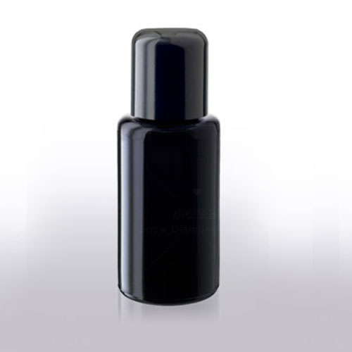 Imported purple black glass bottle essential oil bottle 15ml bright light cover sub-packaging bottle trial package DIY essence set