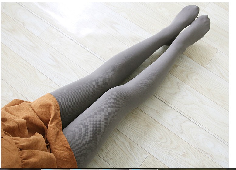 Nhật Bản chính hãng 1800D siêu mỏng sọc mỏng chống đóng băng dày nước nhung đáy thậm chí vớ ấm quần bán quần áo giữ nhiệt nam nữ