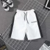 Đen và trắng thêu quần short gió mùa hè tiếng Anh Quần đáy nam thể thao hip hop thẳng và quần giải trí - Quần Jogger quần jogger nam Quần Jogger